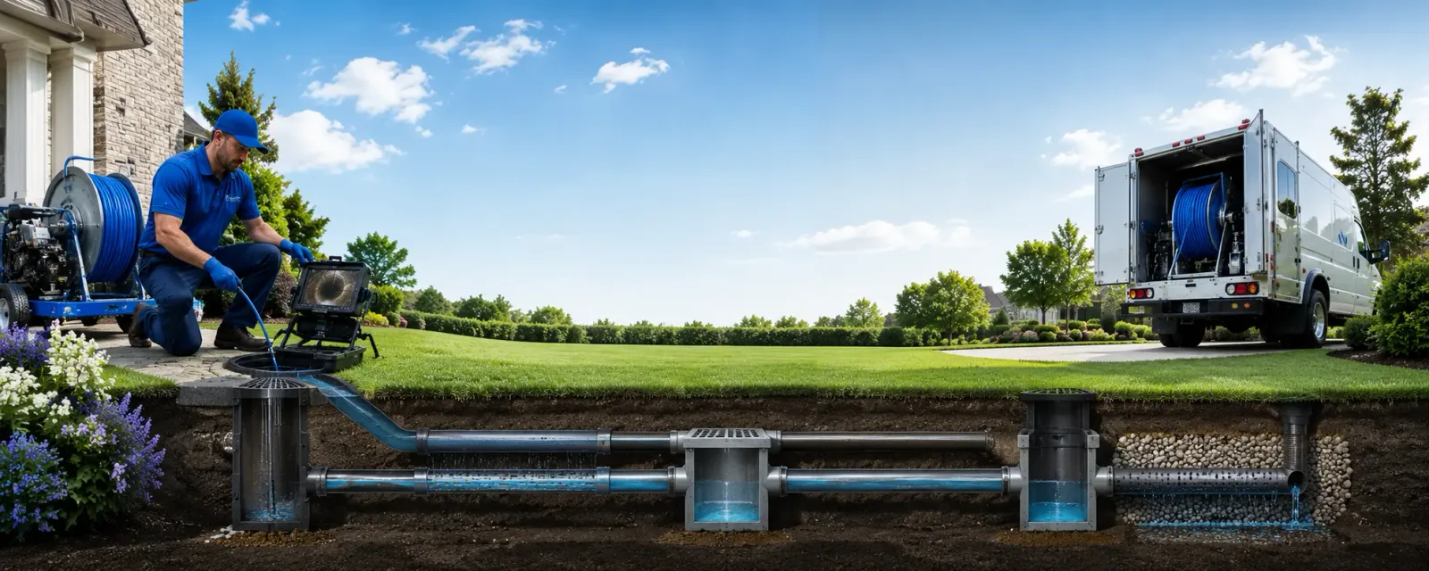 Outdoor drain cleaning information for Mclean, IL